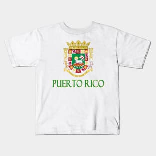 Puerto Rico - Coat of Arms Design Kids T-Shirt